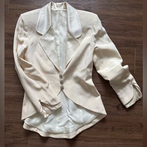 VINTAGE SILK STATEMENT BLAZER